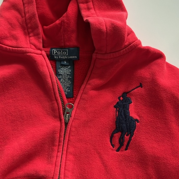 Polo by Ralph Lauren Kids Red Hoodie - Picture 2 of 8